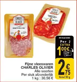 Cora Fijne vleeswaren charles olivier aanbieding