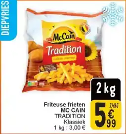 Cora Friteuse frieten mc cain tradition aanbieding