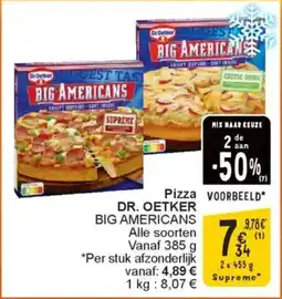 Cora Pizza dr. oetker aanbieding