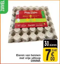 Cora Eieren van hennen met vrije uitloop dinima aanbieding