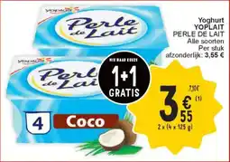 Cora Yoghurt yoplait perle de lait aanbieding