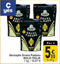 Cora Geraspte grana padano solo italia aanbieding