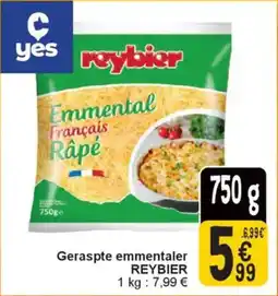 Cora Geraspte emmentaler reybier aanbieding
