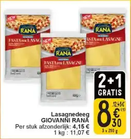 Cora Lasagnedeeg giovanni rană aanbieding