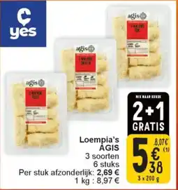 Cora Loempia's agis aanbieding