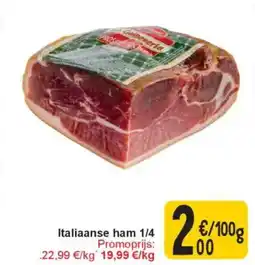 Cora Italiaanse ham 1/4 aanbieding