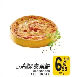 Cora Artisanale quiche l'artisan gourmet aanbieding