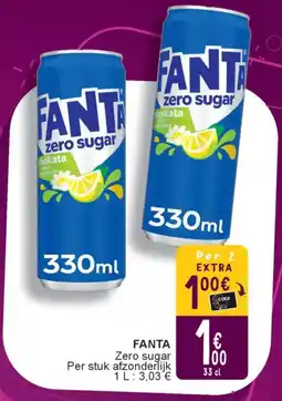 Cora Fanta zero sugar aanbieding