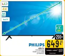 Cora Philips LED TV 75PUS7009 aanbieding