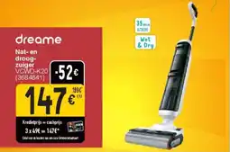 Cora Dreame Nat en droogzuiger VCWD-K20 aanbieding