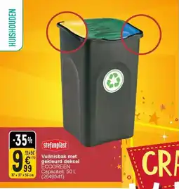 Cora Vuilnisbak met gekleurd deksel aanbieding