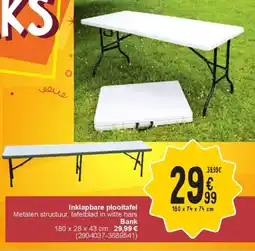 Cora Inklapbare plooitafel aanbieding