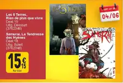 Cora Les 5 Terres, Rien de plus que vivre en Samurai, La Tendresse des Hyènes aanbieding