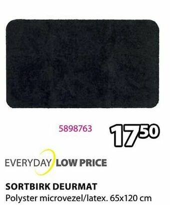 Jysk Sortbirk deurmat aanbieding