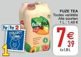 Cora Fuze tea aanbieding