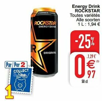 Energy drink rockstar