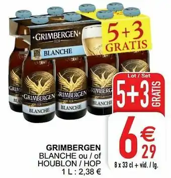 Cora Grimbergen blanche ou - of houblon - hop aanbieding