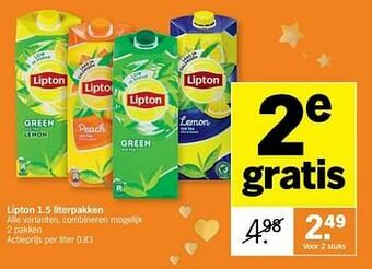 Albert Heijn Lipton aanbieding