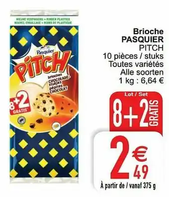 Cora Brioche pasquier pitch aanbieding