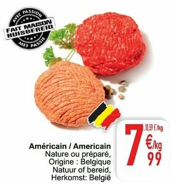 Cora Américain - americain aanbieding