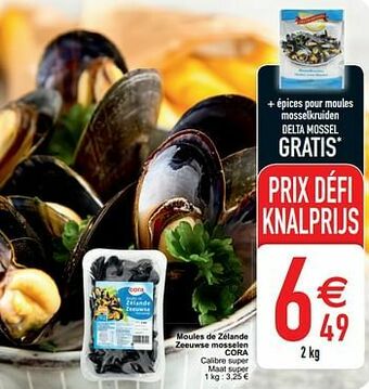 Cora Moules de zélande zeeuwse mosselen cora aanbieding