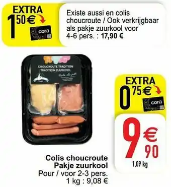 Colis choucroute pakje zuurkool