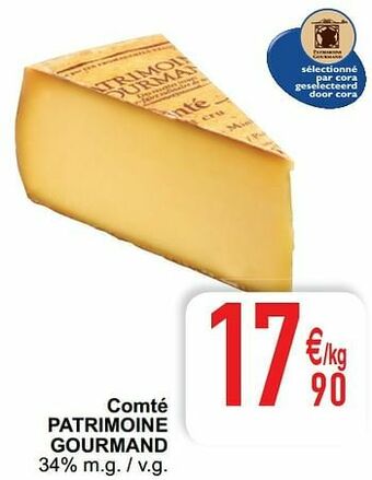 Cora Comté patrimoine gourmand aanbieding