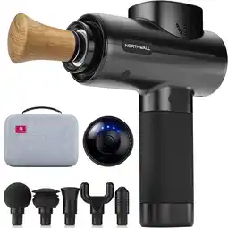 Decathlon Massage Gun Northgun PRO met Eiken Massagekop - Professioneel Massage Pistool aanbieding