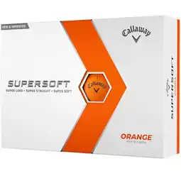 Decathlon Callaway Supersoft Golfballen 12 Pack Oranje Nieuw aanbieding