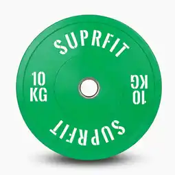 Decathlon Colored Bumper Plates White Logo (individueel) - 10 kg aanbieding