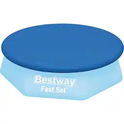 Decathlon Bestway Cover Marin fast set rond 244 aanbieding