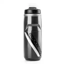 Decathlon Geïsoleerde lekvrije fietsbidon van 620 ml Zwart aanbieding
