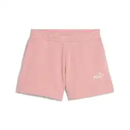Decathlon ESS Small No. 1-logo short voor jongeren PUMA Pink Fruit aanbieding
