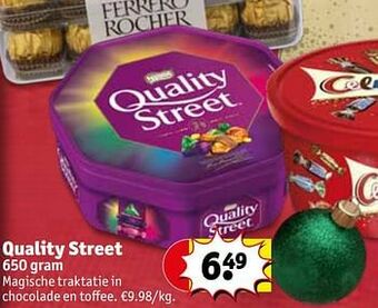 Kruidvat Quality street aanbieding