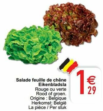 Cora Salade feuille de chêne eikenbladsla aanbieding