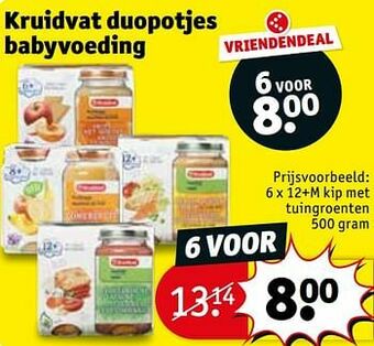 Kruidvat Kip met tuingroenten aanbieding