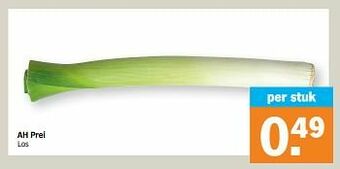 Albert Heijn Ah prei aanbieding