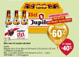 Delhaize Bier met of zonder alcohol aanbieding
