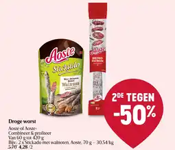 Delhaize Droge worst aanbieding