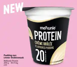 Delhaize Pudding met crème-brûléesmaak aanbieding