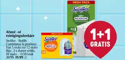 Delhaize Afstof- of reinigingsdoekjes aanbieding