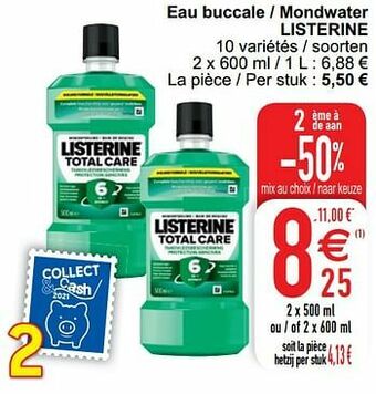 Cora Eau buccale - mondwater listerine aanbieding