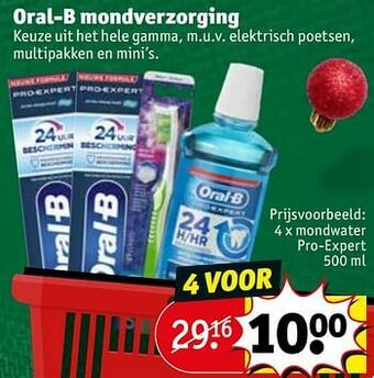 Kruidvat Mondwater pro-expert aanbieding