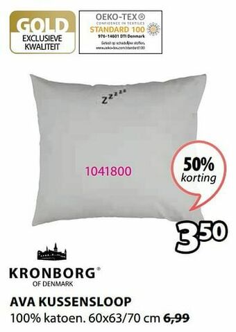 Jysk Ava kussensloop aanbieding