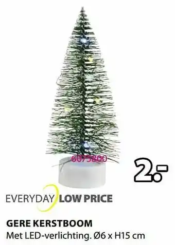Jysk Gere kerstboom aanbieding