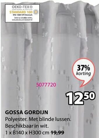 Gossa gordijn