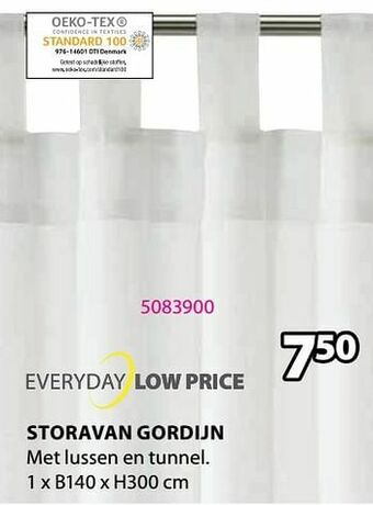 Storavan gordijn