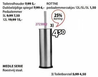 Jysk Medle toiletborstel aanbieding