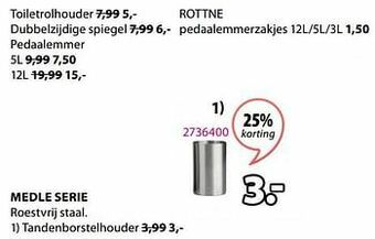 Jysk Medle tandenborstelhouder aanbieding