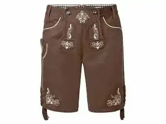 Lidl LIVERGY® Traditioneel Beierse bermuda (48, bruin) aanbieding
